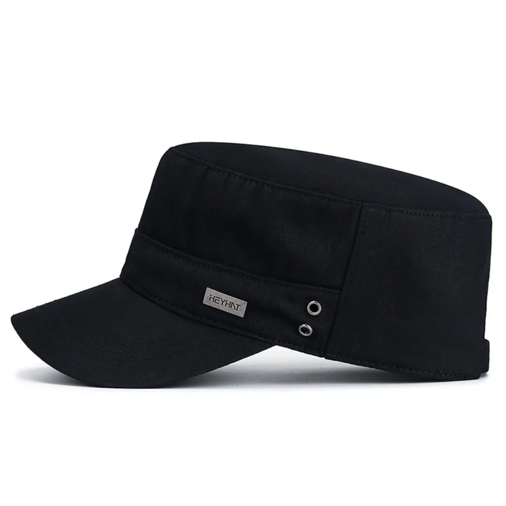Gorra de Pesca Transpirable de Copa Plana Sencilla, Gorra de Cadete, Gorra de Abuelo para Hombre, Casquette Ajustable, Gorra de Béisbol para Cuatro Estaciones