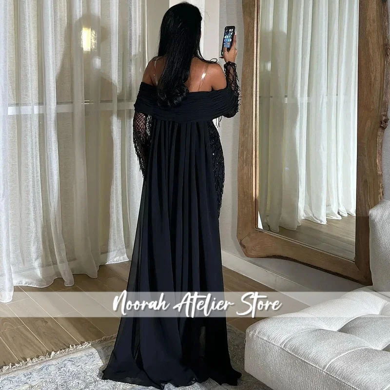 Elegante sereia vestido de noite fora do ombro luxo formal baile de formatura vestido de festa de casamento para mulher com overskirt personalizado 2025