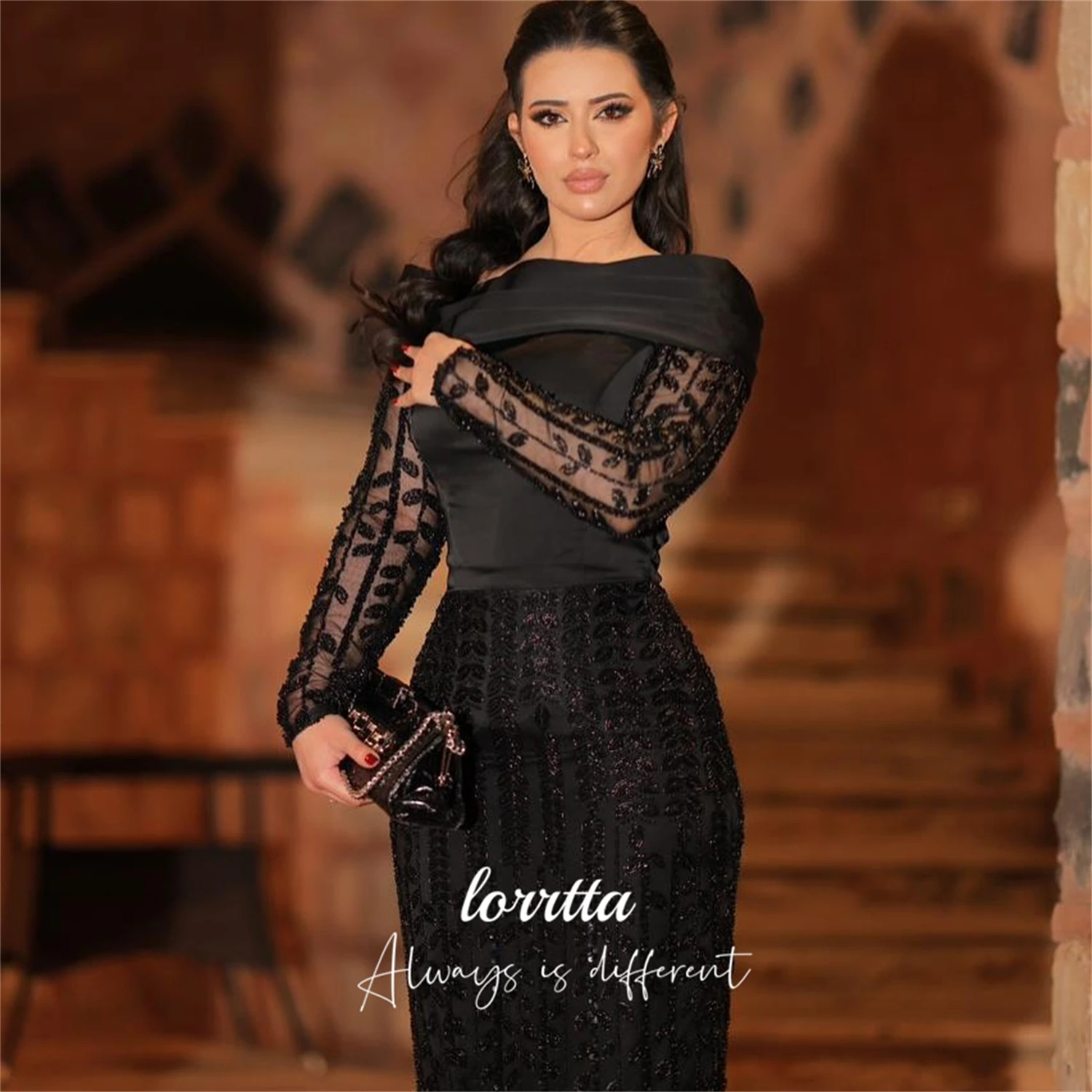 

Lorrtta Customized Prom Dress for Wedding Guest Elegant Happy Sharon Evening Dress 2025 Woman Special Occasion Dress فساتين سهرة