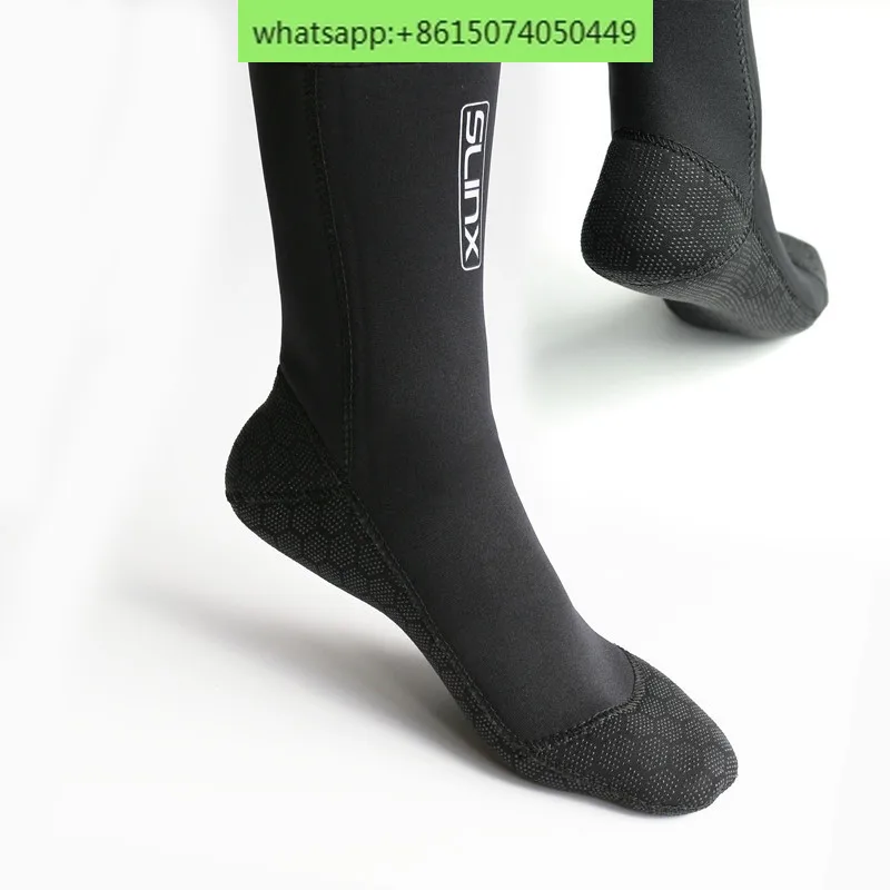 

5 pcs diving socks cold 3mm SLINX super elastic anti-skid diving fins anti-wear ankle socks free diving socks