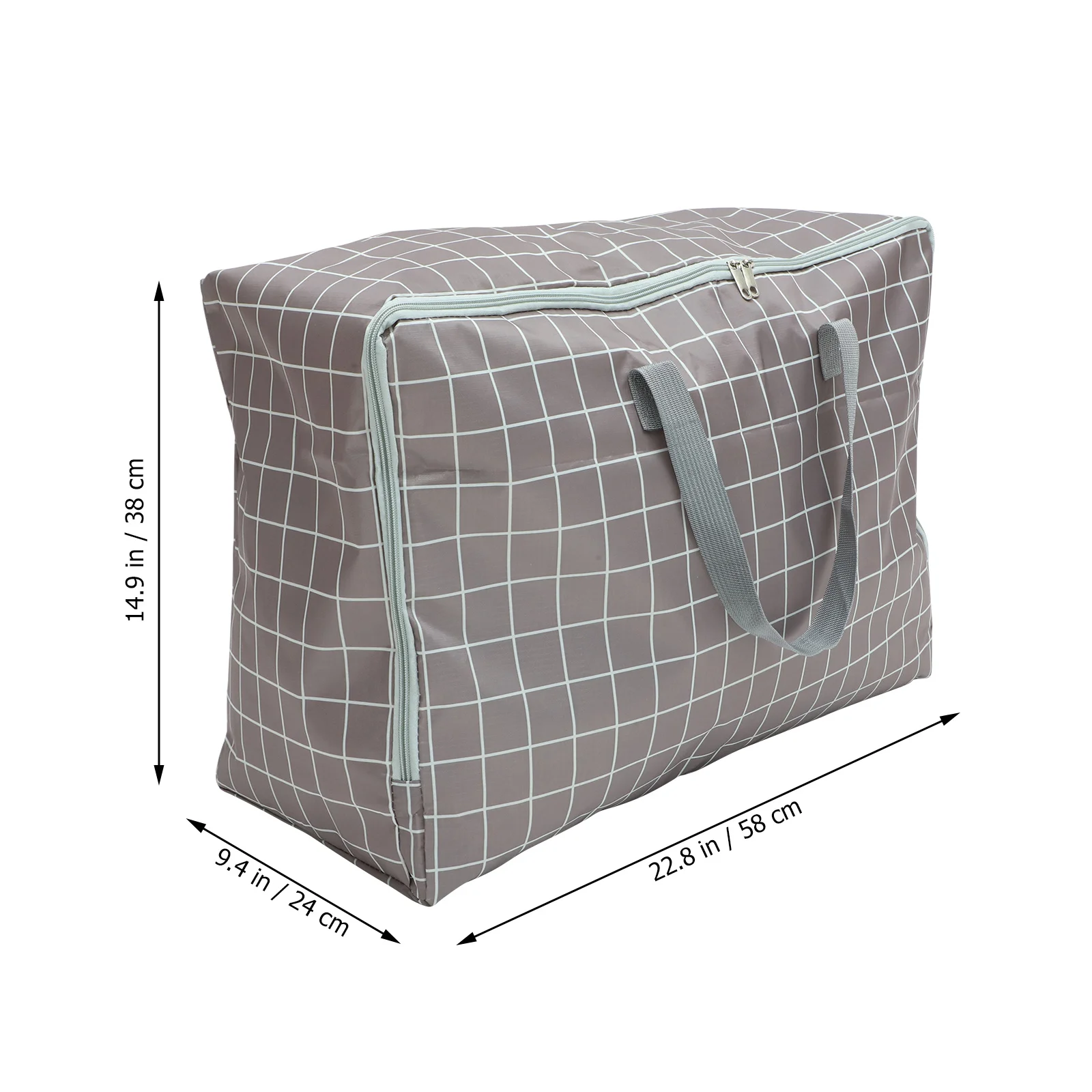 

1 pc Waterproof Quilt Storage Bag Oxford Cloth Zipper Multipurpose Folding Reusable Organizer For Household Moving Dorm