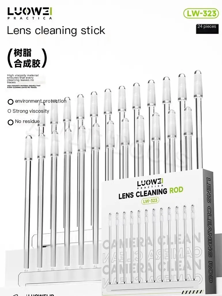 LUOWEI Camera Portable Lens Cleaner Resin Synthetic Stick Dust Fingerprint Removal for Phone Camera Lens Screen Cleaning Tool