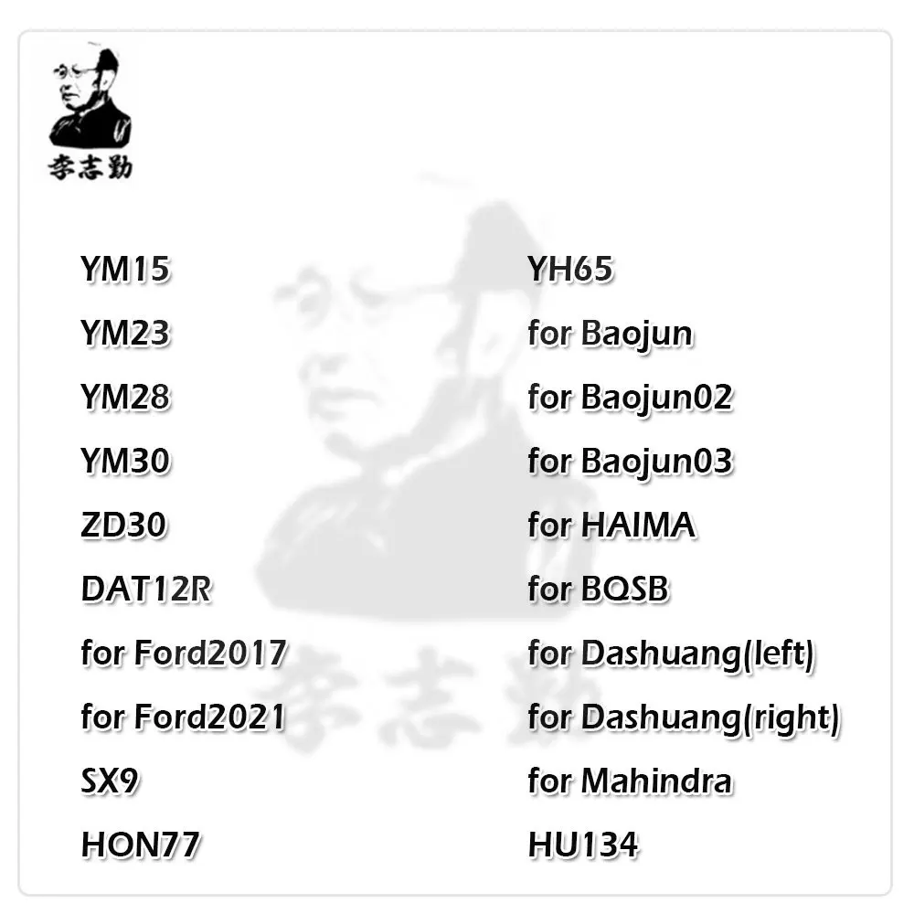 Lishi 2 in 1 GPX for Wuling HD74 HD75 GM25R NH2/B5 for KAWASAKI LDV2021 YA4 YA4R ,NEW SM3 SM5 ,NEW SW5.7(2),KPT-1 SIP16 HU36 S09 view 5