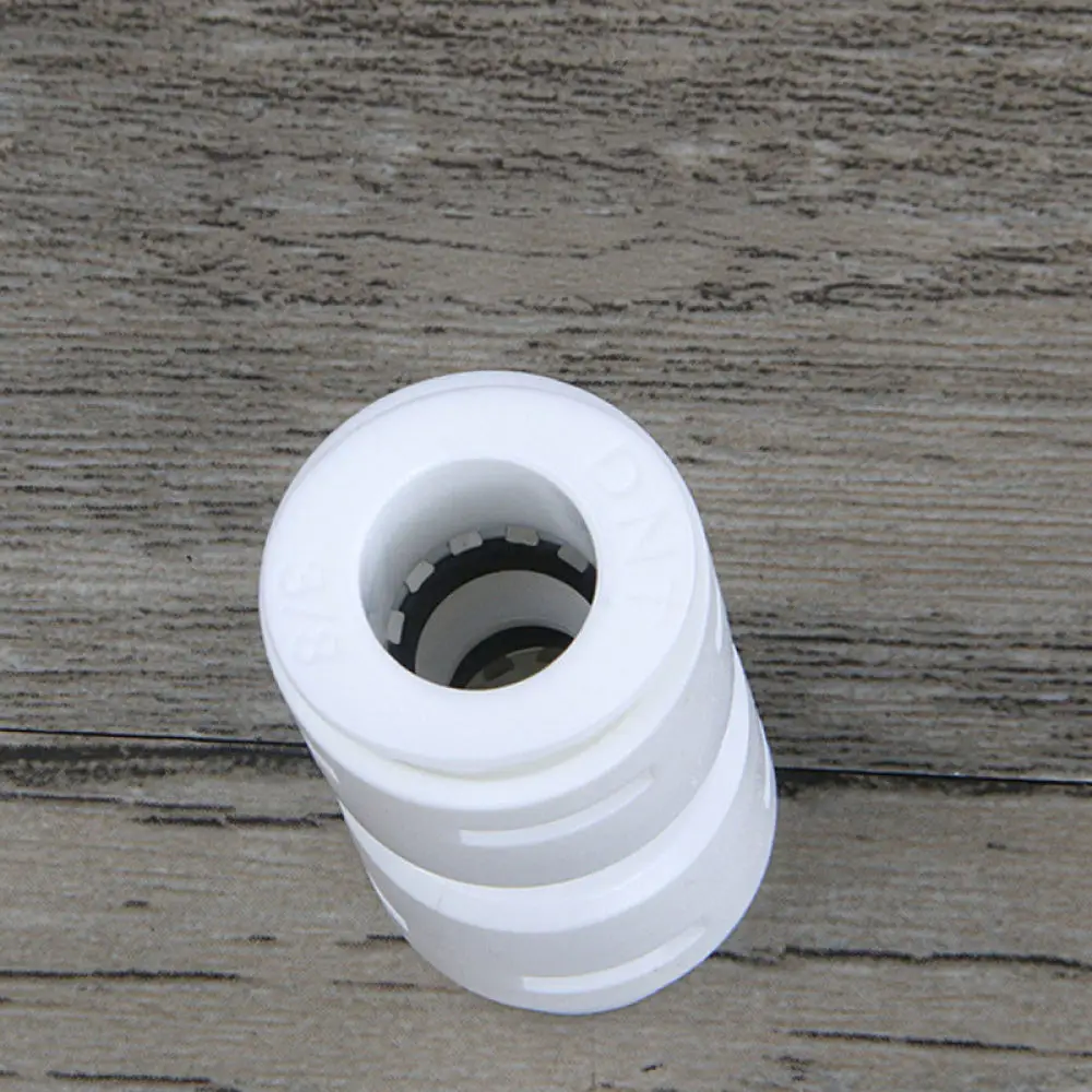 For For DNT Filtration System Fitting 3 8 Inch PE Pipe Straight Quick Connector Durable Plumbing Maintenance Parts