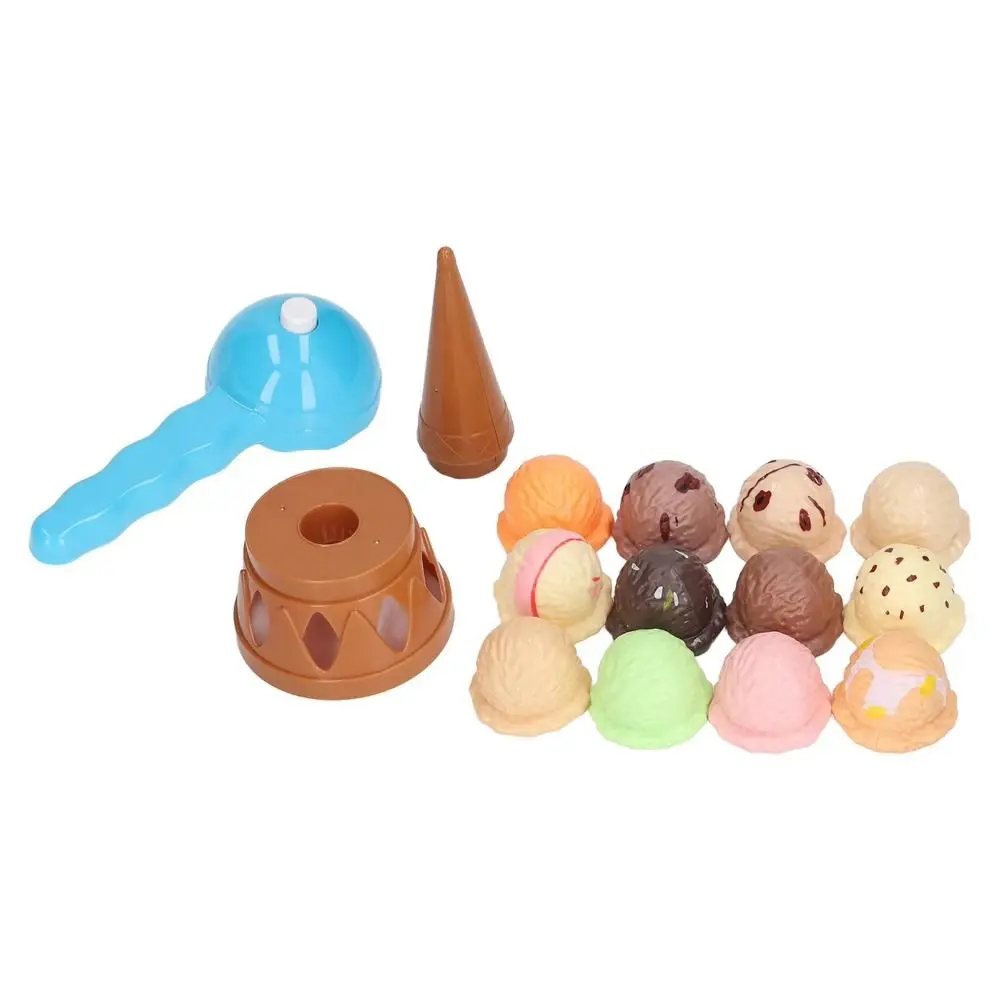 لعبة التراص الآيس كريم القابلة للتكديس، لعبة التظاهر التفاعلية لمحاكاة المكدس، لعبة ألغاز كرتونية للأطفال، ألعاب التظاهر