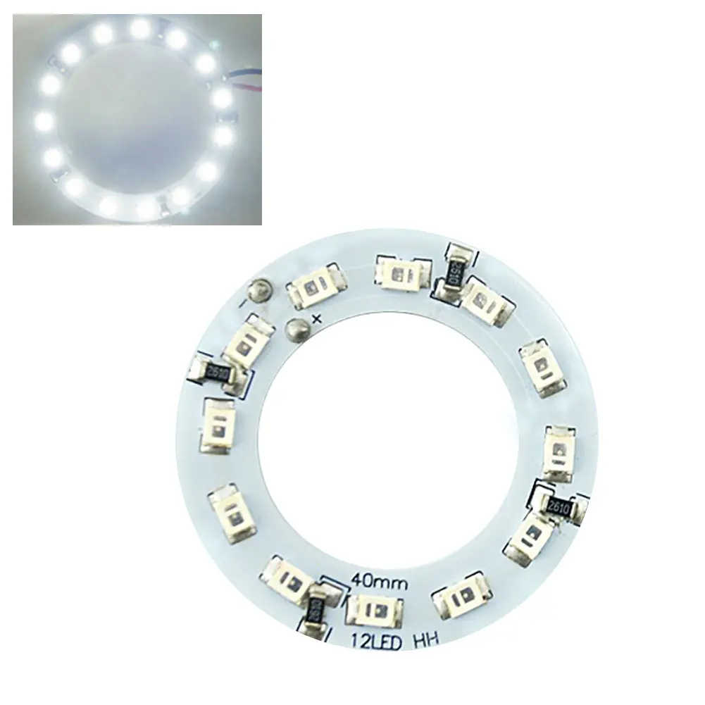 Cerchio luminoso ad anello a LED 40mm LED Angel Eye Apertura Luce ambientale Bianco Rosso Blu Lampada per fari Angel Eye per auto ad alta luminosità