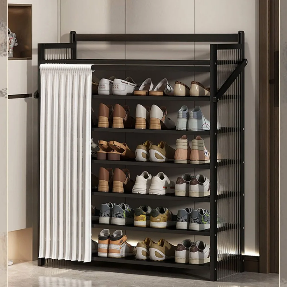 Foldable Multi-Layer Shoes Cabinet Large Capacity Dustproof Storage Shelf Layered Storage Racks Simple And Innovative Shoe Rack