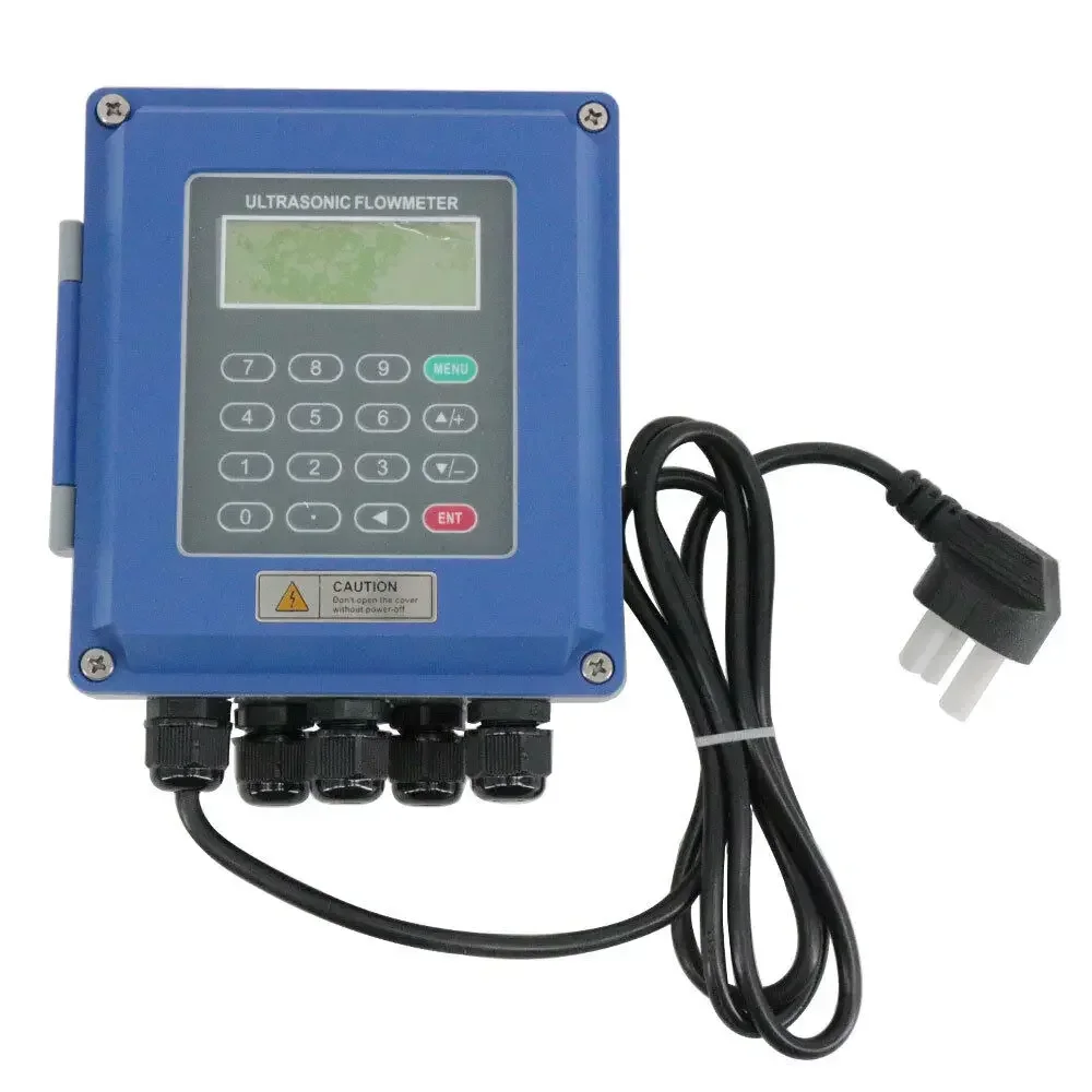 2026 TUF-2000B+TM-1 Digital Portable Ultrasonic Flowmeters Flow Meter DN50-700mm with TM-1 Medium Clamp-on Transducer