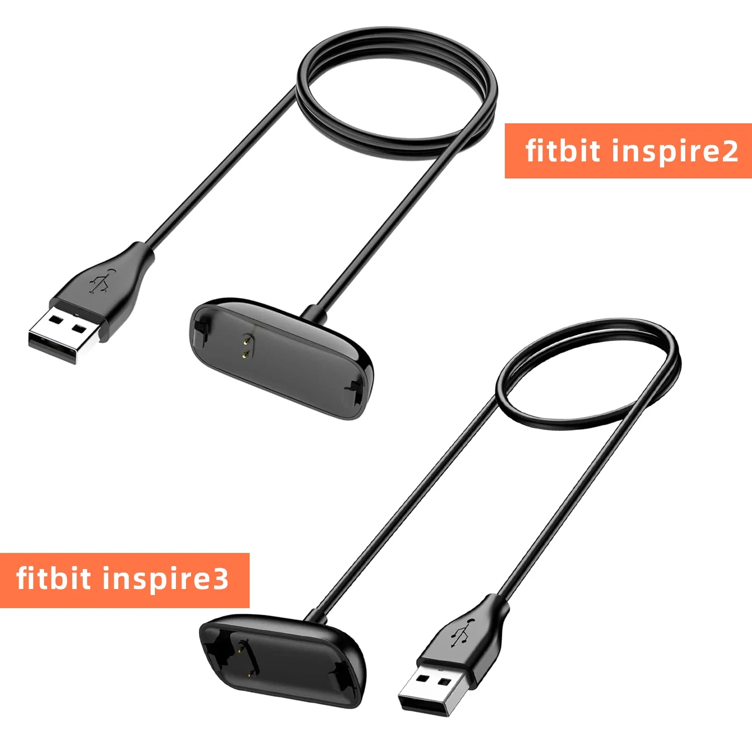 

Для Fitbit Inspire 1/2/ Ace 3/Fitbit Inspire3 USB зарядное устройство аксессуары для умных часов быстрое зарядное устройство сменное зарядное устройство