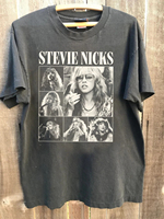 Stevie Nicks Retro Love Music Vintage T-Shirt Tee Men Women Summer Casual Crew Neck Black Casual Cotton Tee