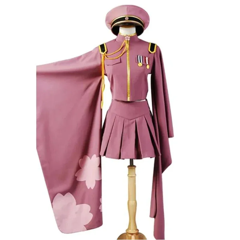 AIAI 2025 애니메이션 센보자쿠라 미쿠 코스프레 기모노 의상 가발 카이토 여성 남성 유니폼 의상 할로윈 의류 S-2XL 글래머 포함