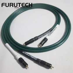 Top quality Furutech Alpha PCOCC conductor Audiophile RCA Audio Cable CD Tube Amplifier lotus line with WBT RCA pulg connect