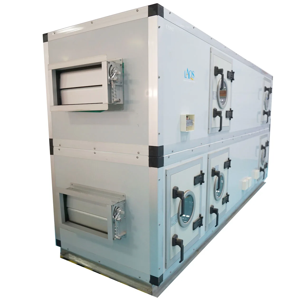 病院のための産業長方形の空気処理ユニット 50mm の厚さの断熱材 AHU コンポーネントのアクセス ドアの観察