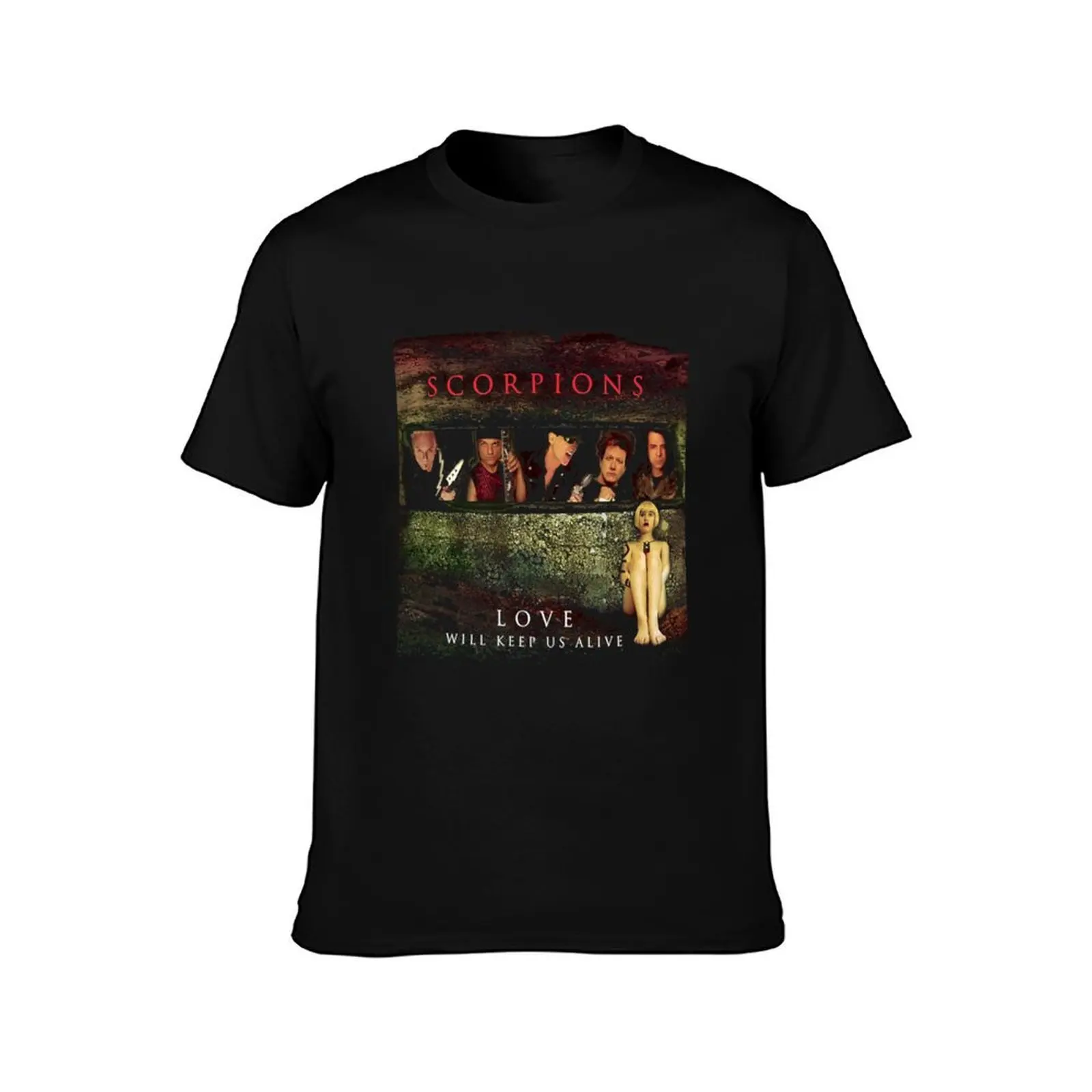 Rock Power Ballads Musician T-Shirt Summer Casual Cotton Tee Oversized Streetwear Tops Vintage Graphic Print 100% Cotton