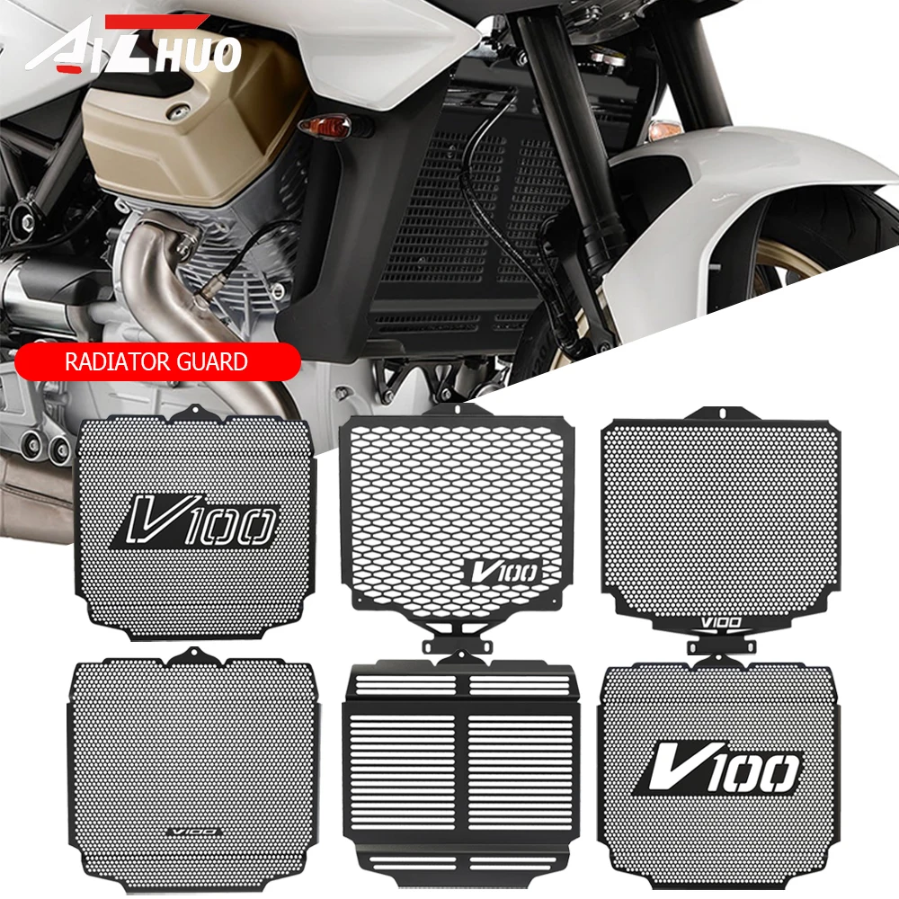 

FOR Moto Guzzi V100 S Mandello V100 Stelvio 1000 2022 2023 2024 2025 2026 Motorcycle Radiator Guard Cover Grille Protective