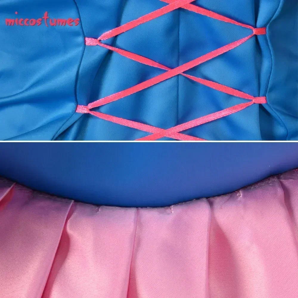 أزياء CosplayMiccostumes النسائية الداكنة الساحر للفتيات مع قبعة للنساء أزياء الهالوين التنكرية