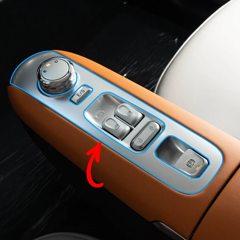 For Changan Lumin Central Control Gear Sticker Central Control Gear Protective Film TPU