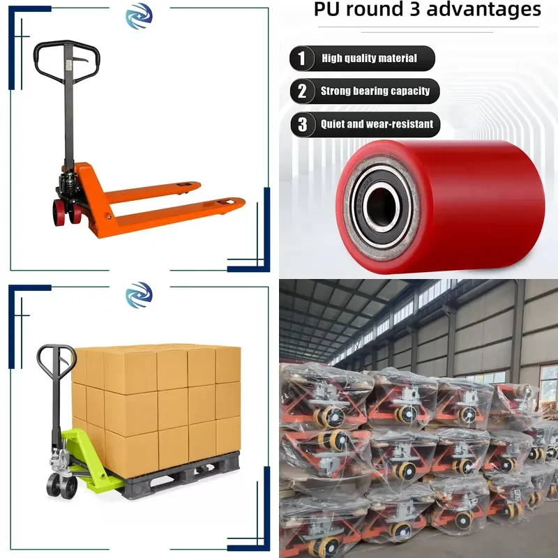 2026 2T 3T 5ton Manual Pallet Truck for Shopping Malls Supermarkets Warehouses Freight Yards Workshops