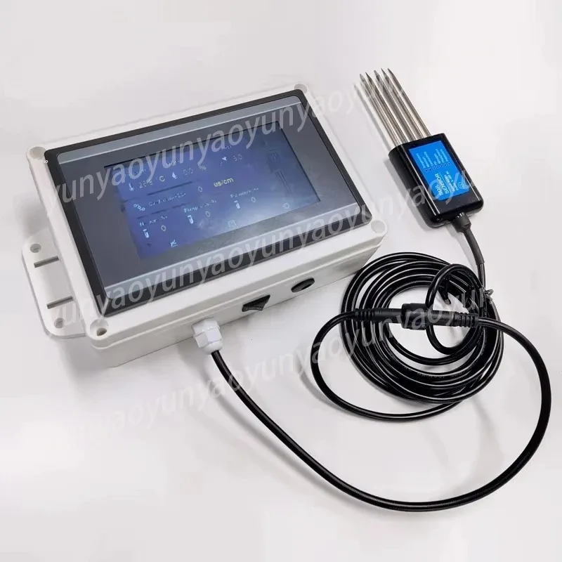 Soil Moisture Temperature Humidity Sensor 7 in 1 Rapid Soil Tester Meter