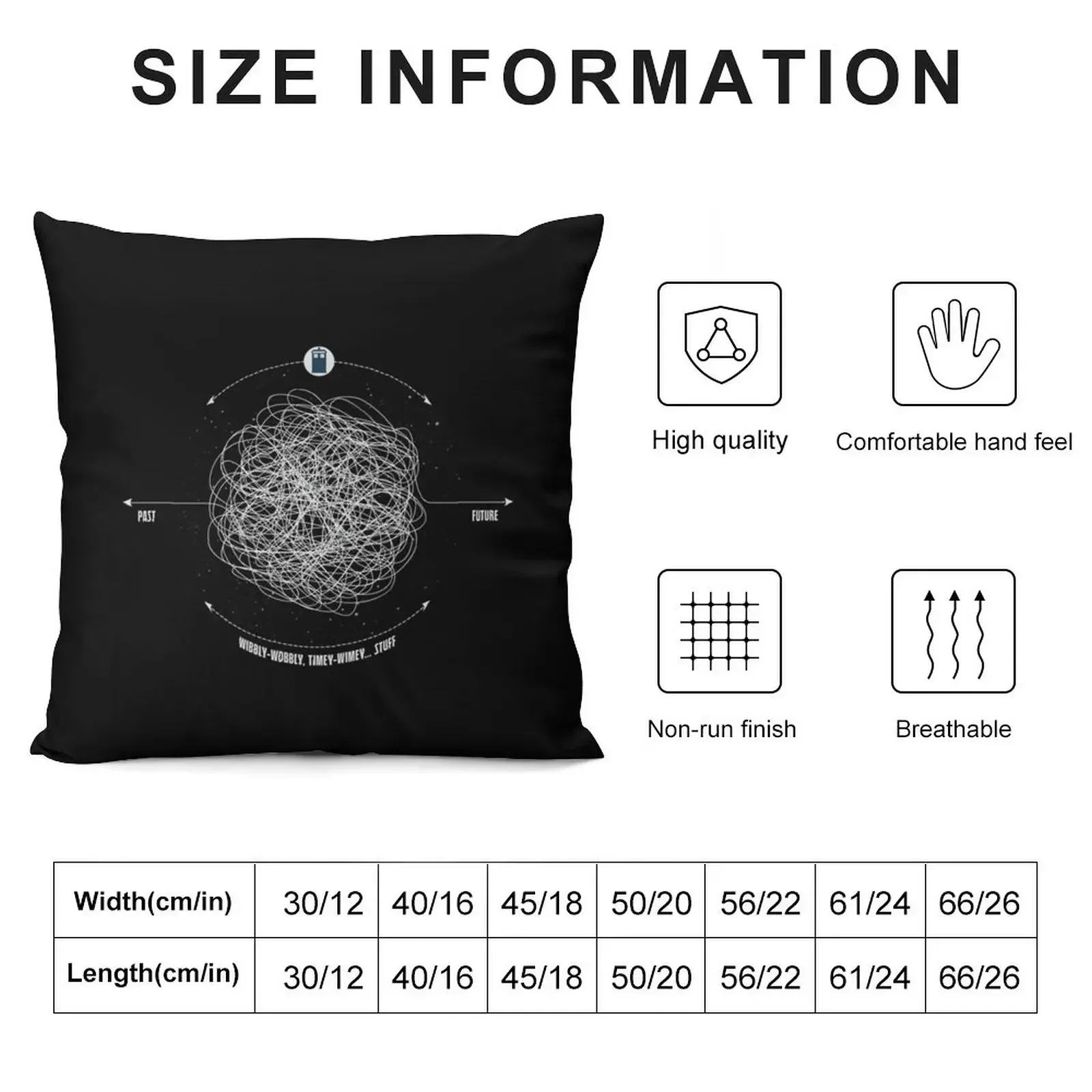 Time Travel Explained Throw Pillow christmas cushions covers pillowcases for sofa cushions Luxury Sofa Cushions pillow