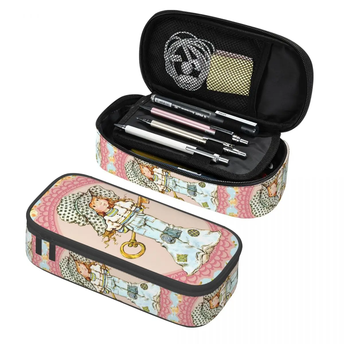 Custom Cartoon Sarah Kay Kawaii Girl Kawaii Pencil Cases Boys Gilrs Large Capacity Pencil Box Students Stationery