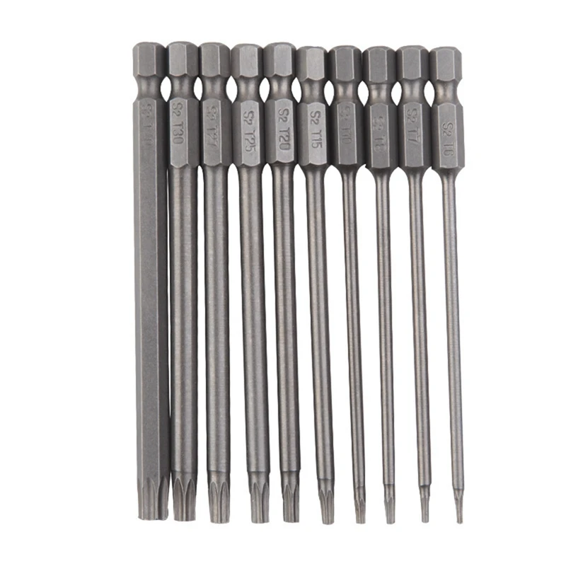 10-Piece Screwdriver Set 100Mm Multipurpose Screwdriver With Magnetic Tool Set Durable Easy To Use