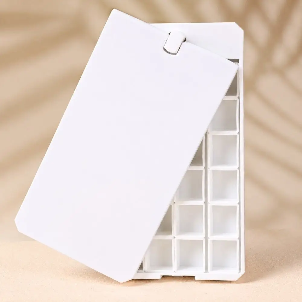 Portable Nail Polish Palette Detachable Light Avoiding Nail Art Palette Magnetic Lid Professional Nail Polish Storage Box