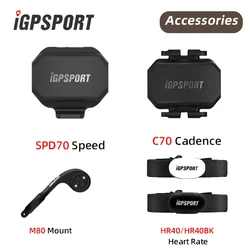 IGPSPORT Bike Computer Speed Sensor Cadence Sensor HR40 Heart Rate SPD70 CAD70 Bicycle Computer Holder Bracket Bike Accessories