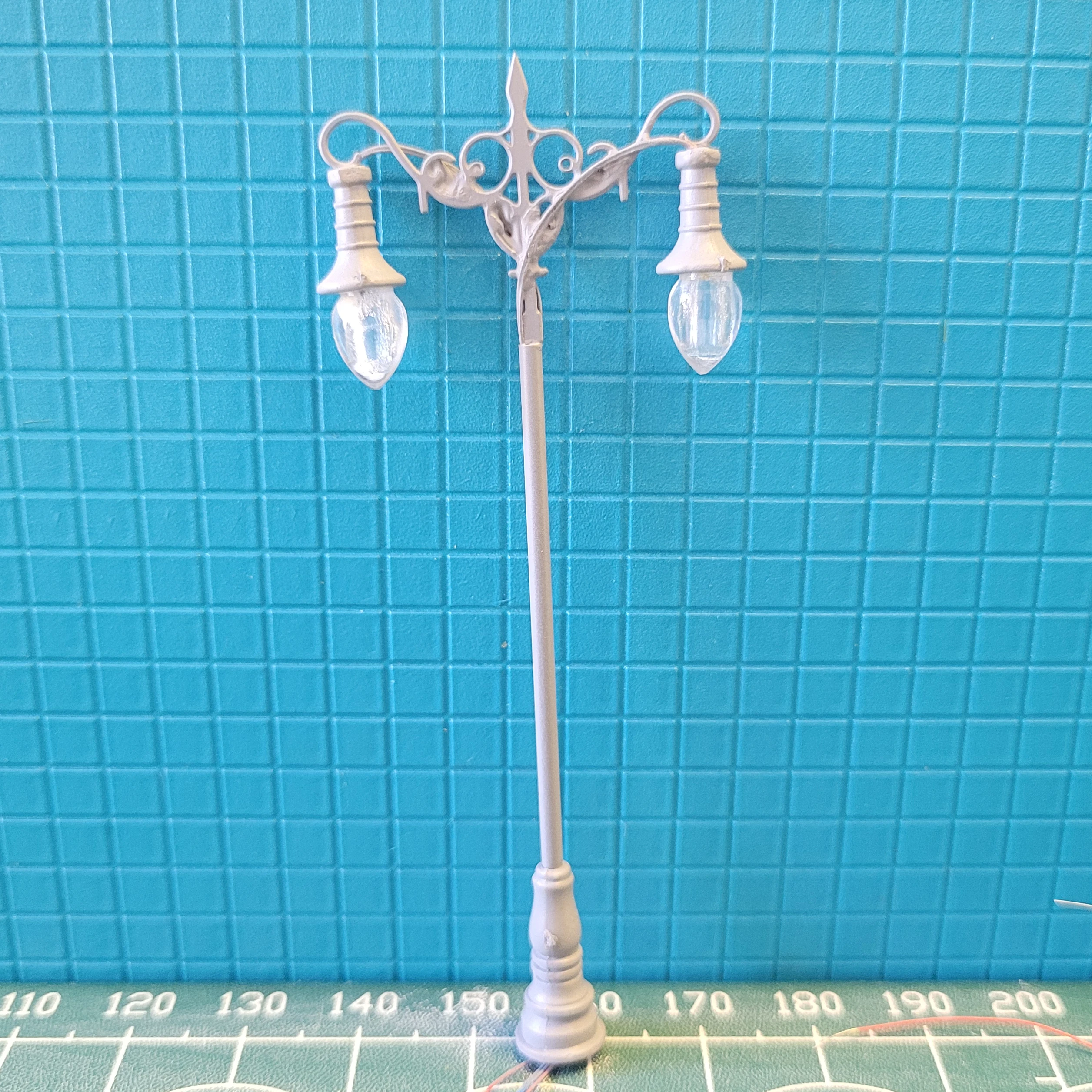 Ho Scale Model Lamp for Scale Park/garden Model Making Street Light 3v Lamppost Model Park Lamps Train Railway Layout Warm White