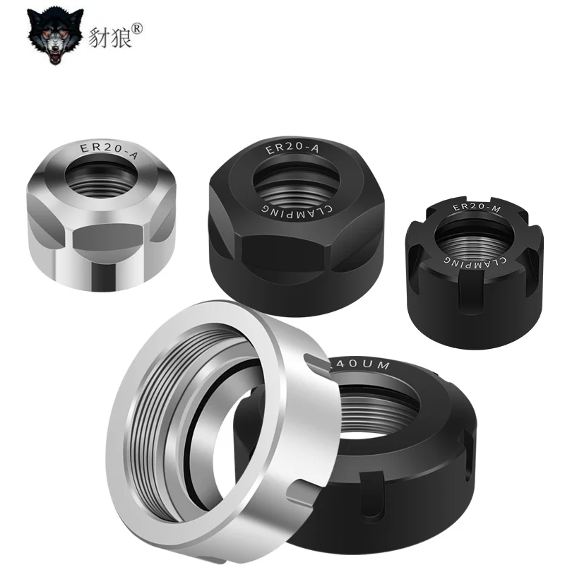 ER8 ER11 ER16 ER20 ER25 ER32 ER40 ER50 NUT A M UM ER Nut ER11 Nut ER Nut for ER Collet and Tool Holde Bracket Tool Extension Rod