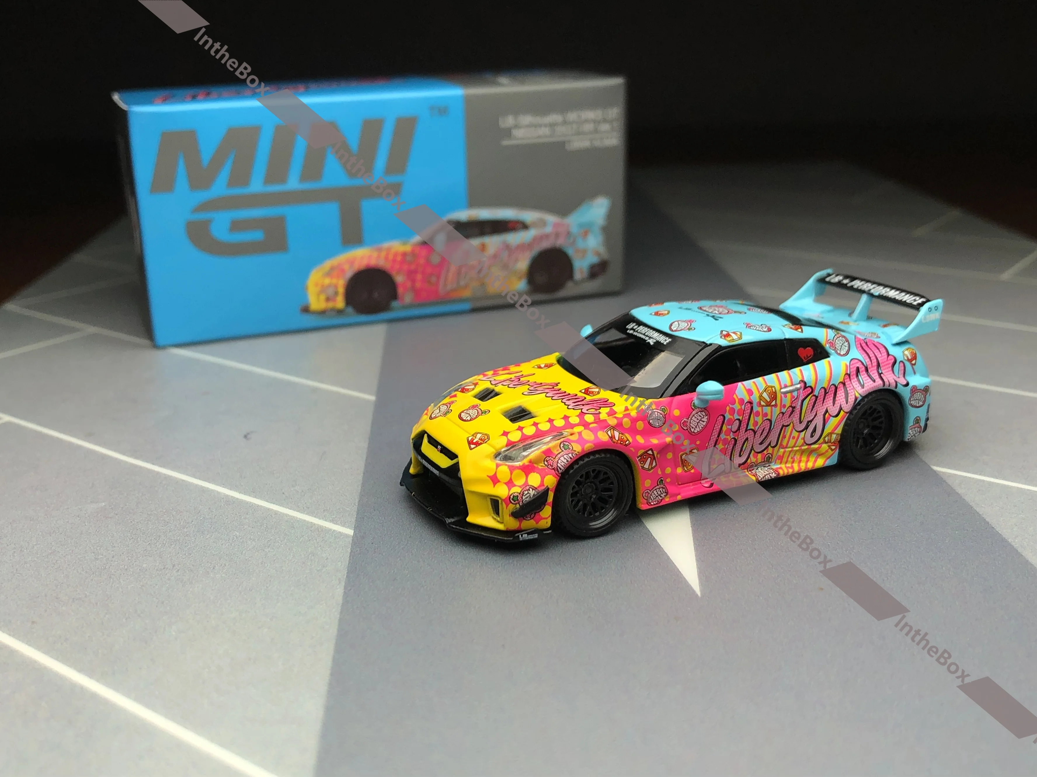 OCT 2024 Mini GT #742 LB-Silhouette WORKS GT 35GT-RR Ver.1 LBWK KUMA R35 NEW Car Collection Limited Editon Hobby Toys