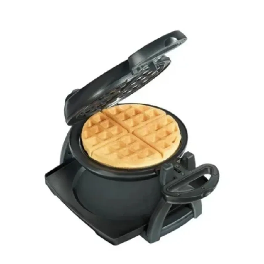 Belgian-Flip Waffle Maker - Black