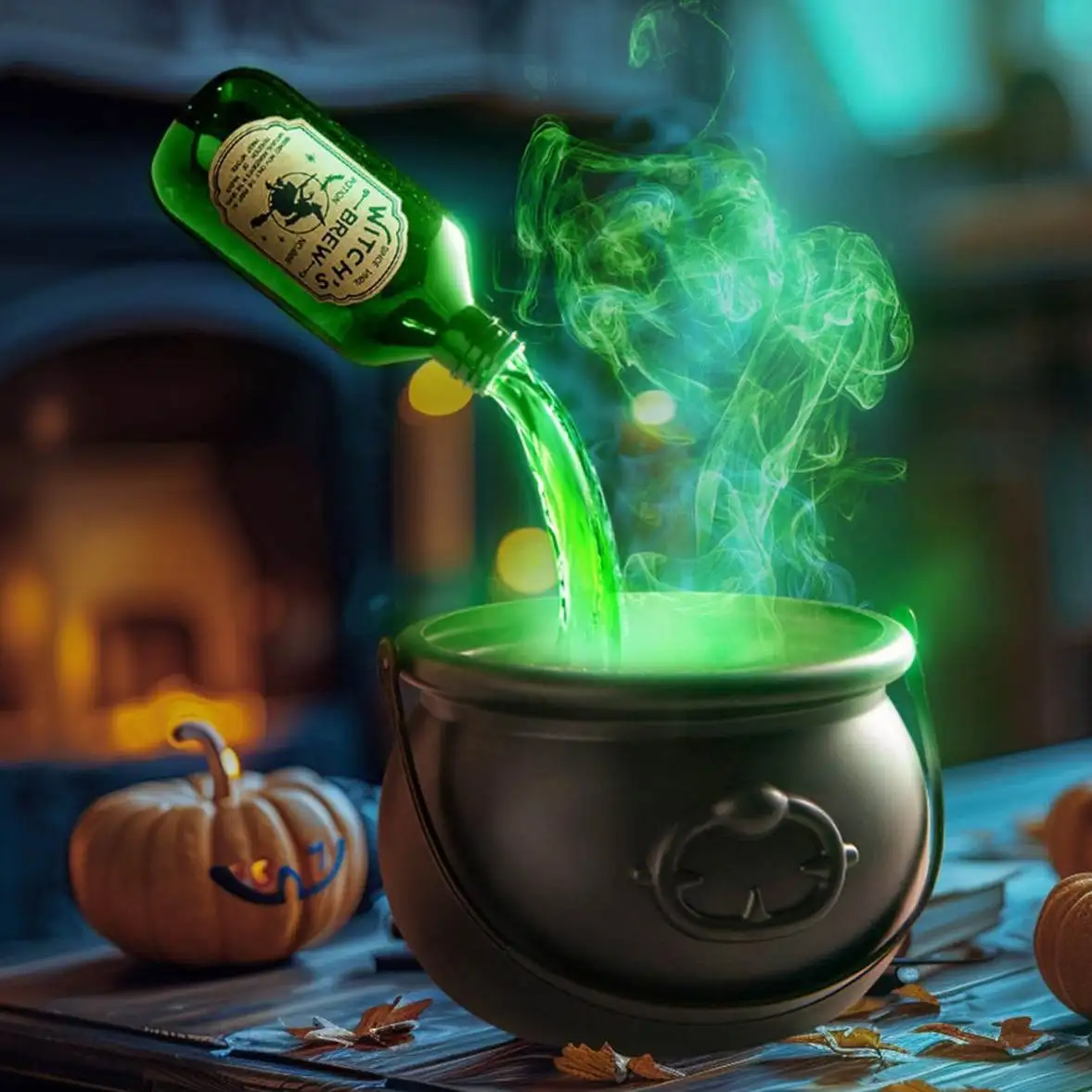

Halloween Magic Floating Bottle Witch Jar Skeleton Pot HoucusPocus Party Ghost Festival Witch Barrel Ornament