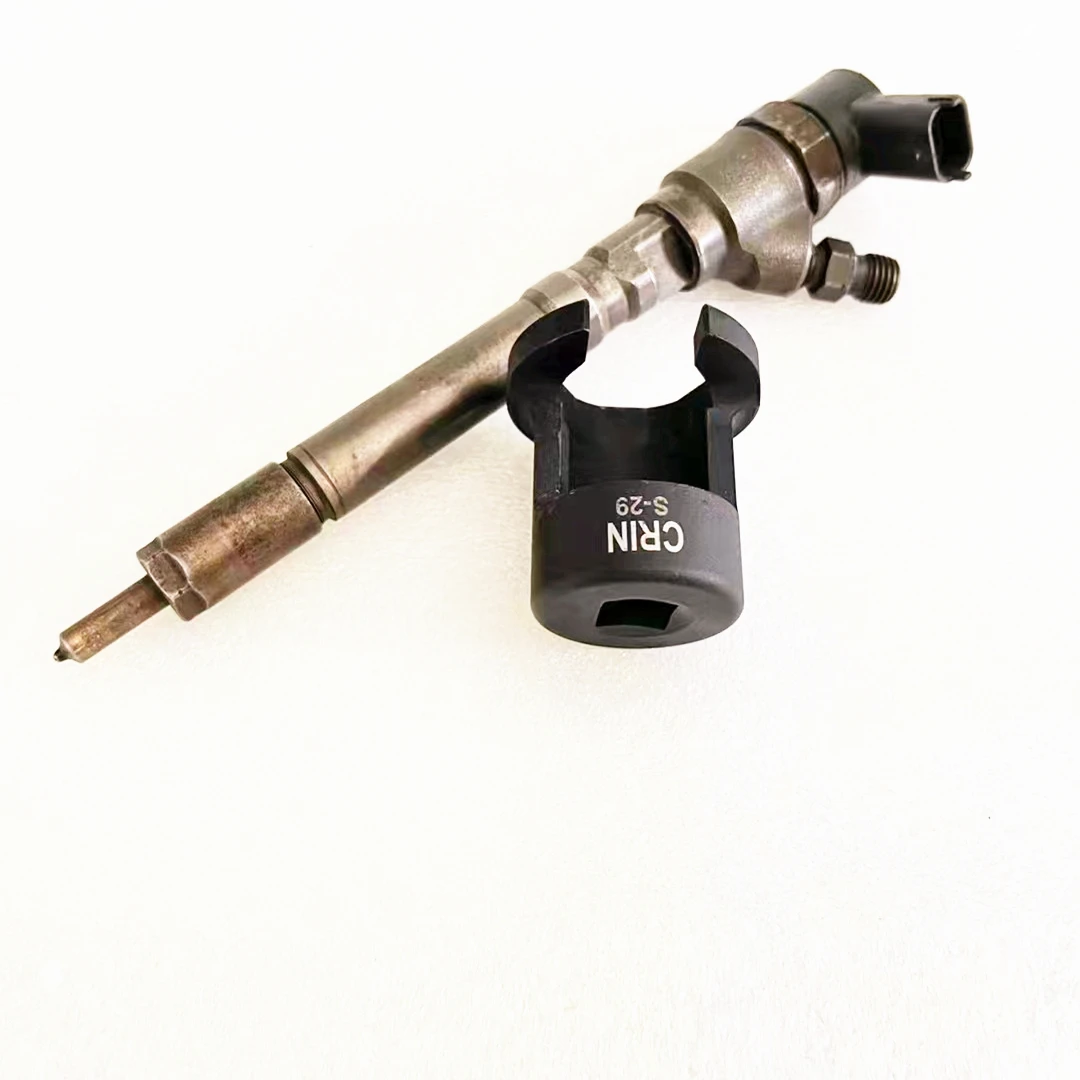 CRIN 110 Diesel Common Rail Injector Solenoid Valve Sleeve Electromagnetic Valve Socket for Bosch 110 Series Injector Nozzle