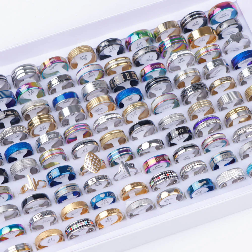 20 Teile/los Mode Klassische Luxus Beliebte Funkelnden Ringe Für Frauen Männer Mix Stil Schmuck Hochzeit Geburtstag Geschenk Zubehör