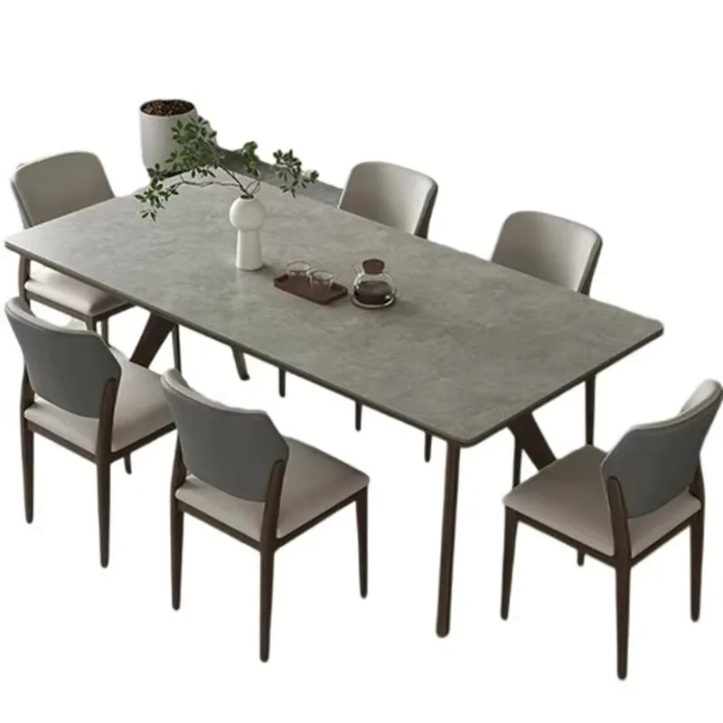 Unique Living Room Table Kitchen Modern Design Rectangular Space Saving Table Small Luxury Mesas De Restaurante Home Furniture