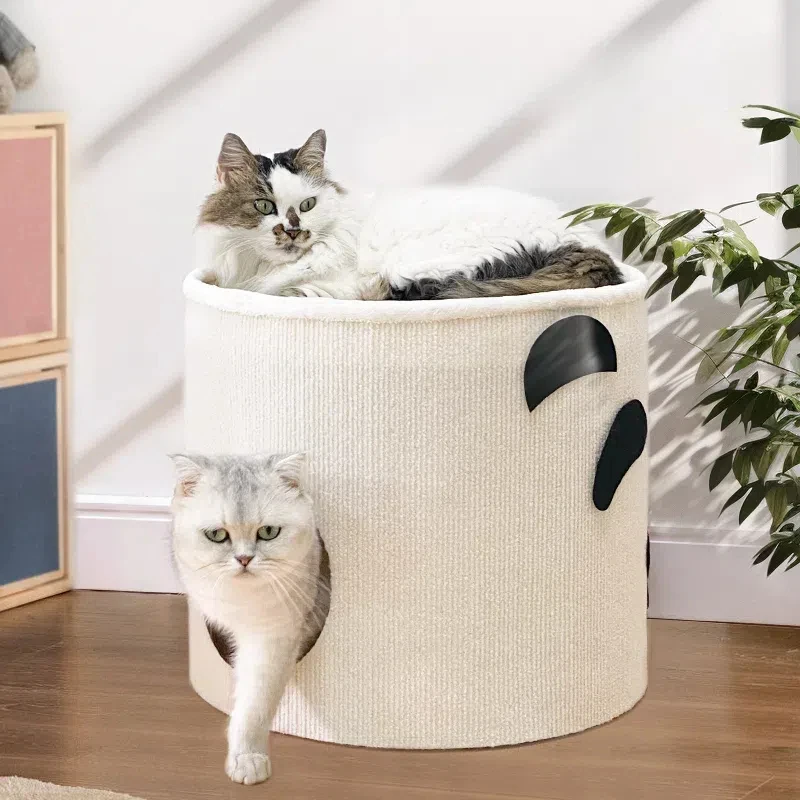 Cat House Soft Cat Bed Kitten Climbing Tower Large Kitten Condo Furniture Pet House