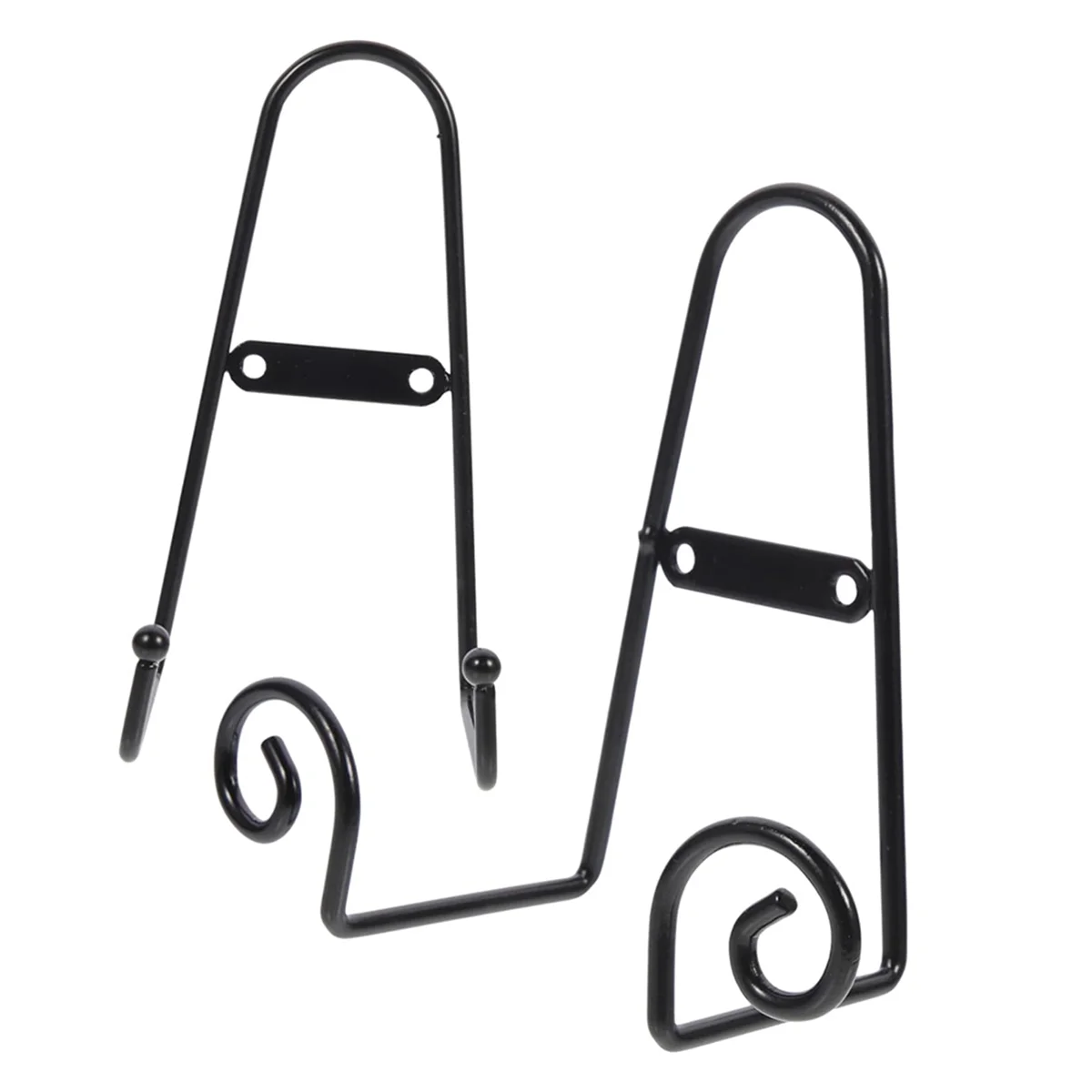 

CXZD-2pcs Plate Display Stand Metal Frame Holders Storage Rack