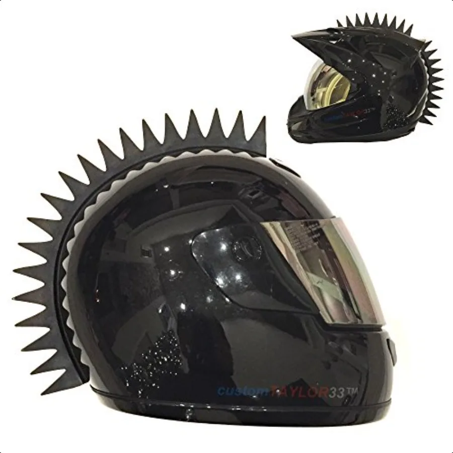 

Even Spikes Rubber Mohawk Helmet Accory Piece Helmet Not Included
