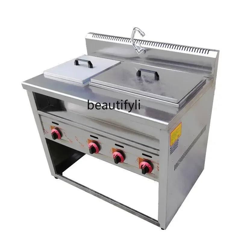 

Z189 A06 Noodle cooking stove Commercial gas lower machine Electric heating Malatang vegetable burner Noodle soup noodle burner