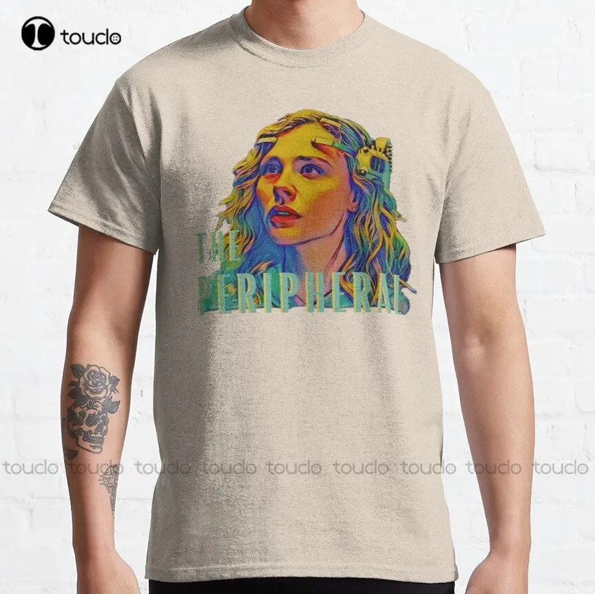 The Peripheral 2022 Classic T-Shirt Custom Aldult Teen Unisex Digital Printing Tee Shirts Custom Gift Make Your Design Xs-5Xl