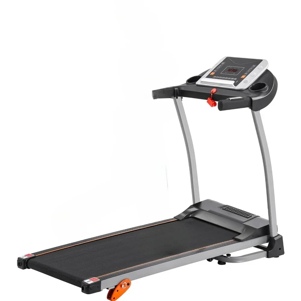 Treadmill listrik lipat, mesin lari bermotor 2.5HP dengan 12 Perset Program berat 300LBS dengan Incline