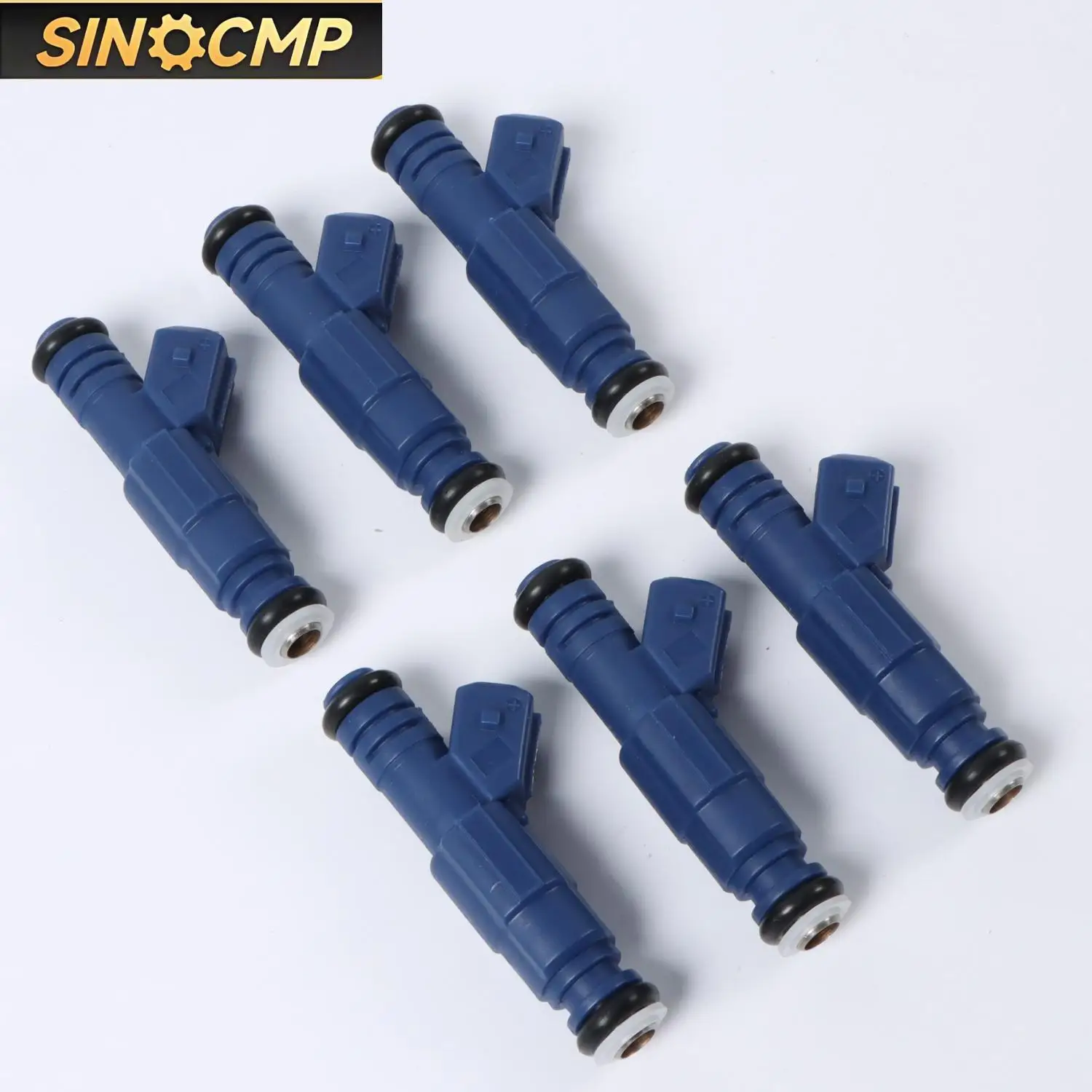 

0280150727 Fuel Injectors For Merkur Ford Lincoln 2.9 3.0 3.8 V6 For FORD BRONCO 4.9L I6 1987-1989 Fuel Injector Parts 6Pcs