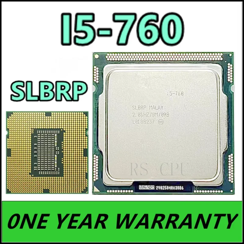 معالج i5-760 i5 760 SLBRP 2.8 جيجا هرتز رباعي النواة 8 متر 95 واط LGA 1156