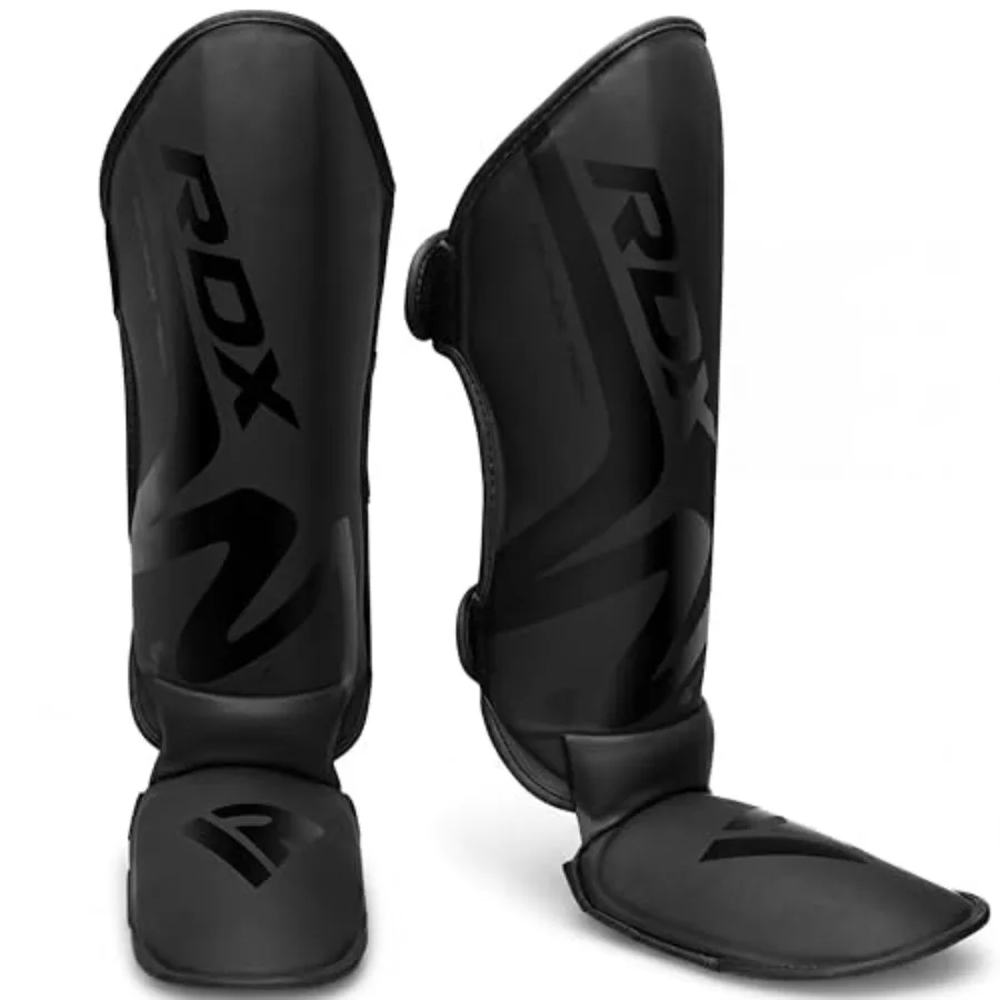 

Muay Thai Shin Guards for Men and Women Non-Slip Fit, Full-Contact Protection Adult Shin Pads, MMA, Kickboxing, Sparring, Taekw