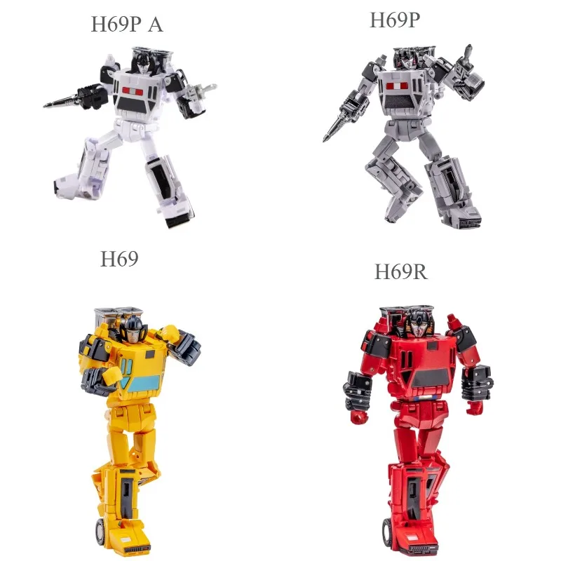 

【In Stock】 Transformation Toy NA H69 H69P H69R Small proportion White Warning Line Moving Robot Model Boy Gift Original Box