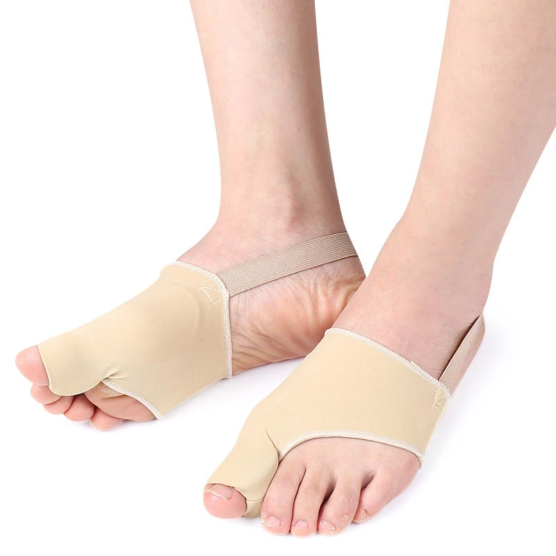 2 Stück = 1 Paar Zehen abscheider Hallux Valgus Bunion Korrektor Orthesen Füße Knochen Daumen Einsteller Korrektur Pediküre Socken Glätte isen