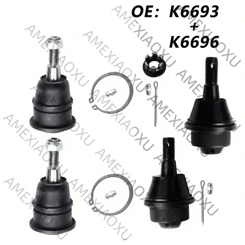 

Комплект из 4 шаровых опор (2x K6693 + 2x K6696) для Chevrolet Avalanche, GMC Silverado, Sierra 2500, 3500 HD, H2