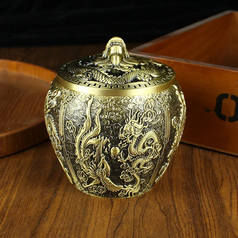 

Art Longfeng Faucet Storage Tank Office Ceremony Pure Copper Tea Pot Metal Accessories Wholesale