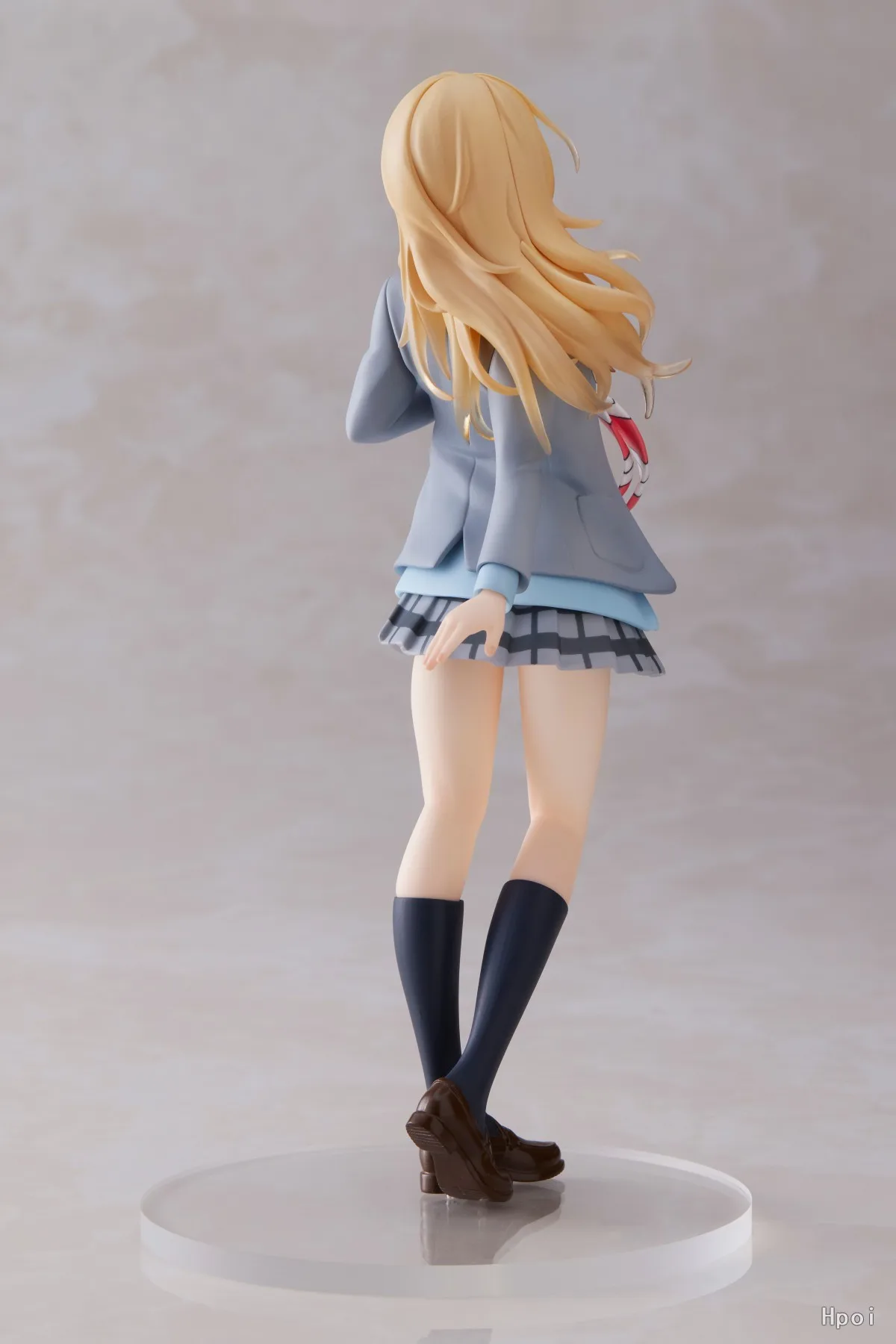 Figura de Anime Shigatsu wa Kimi no Uso Miyazono Kaori, uniforme escolar de tu mentira en abril, modelo de vestir JK, juguete para regalo, figura de acción